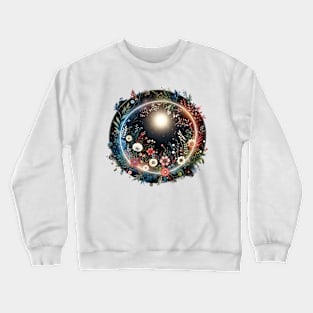 Floral Cosmos Crewneck Sweatshirt